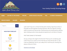Tablet Screenshot of lytlecreekrange.com